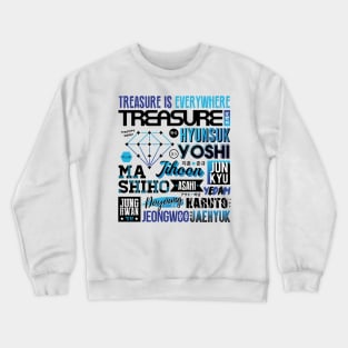 TREASURE Font Collage Crewneck Sweatshirt